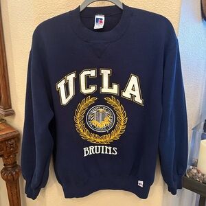 Vintage Russell Athletic Navy UCLA Bruins Graphic Sweatshirt Size Medium-Unisex